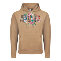 Vintage Coffee abuela flowers Vintage Hoodie - RacoonDesign