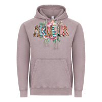 Vintage Zinc abuela flowers Vintage Hoodie - RacoonDesign
