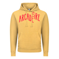 Vintage Mustard Arcade Fire Vintage Hoodie - linhVisuals