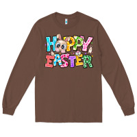 Chestnut Hoppy Easter Long Sleeve Tee - CowhideDigitalArt