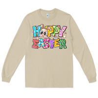 Mushroom Hoppy Easter Long Sleeve Tee - CowhideDigitalArt