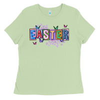 Matcha easter with leopard Ladies Tee - FaDigitalArtStudio