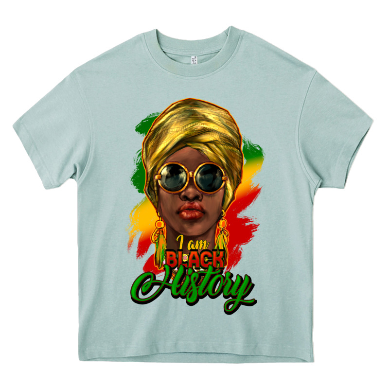 I Am Black History Heavy Core Tee by HowdyJamesFarm | Teevron