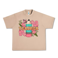 Burro teacher floral pencil Urban Heavy Tee - BundleAndBundleShop