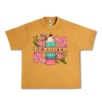 Peanut Butter teacher floral pencil Urban Heavy Tee - BundleAndBundleShop