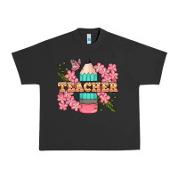Pigment Black teacher floral pencil Urban Heavy Tee - BundleAndBundleShop