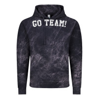 Cloud Black go team! Vintage Hoodie - linhVisuals