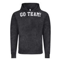 Vintage Black go team! Vintage Hoodie - linhVisuals
