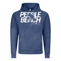 Vintage Denim pebble beach golf cypress tree Vintage Hoodie - linhVisuals