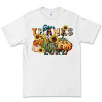 White give thanks to the lord Premium Tee - FaDigitalArtStudio