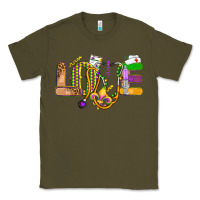 Army Green love nurse mardi gras Classic Tee - OliviaCreatesArt