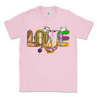 Bubblegum Pink love nurse mardi gras Classic Tee - OliviaCreatesArt