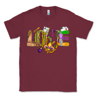 Burgundy love nurse mardi gras Classic Tee - OliviaCreatesArt