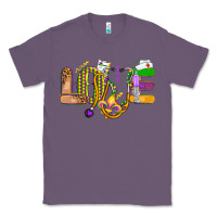 Lavender love nurse mardi gras Classic Tee - OliviaCreatesArt