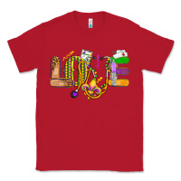 Red love nurse mardi gras Classic Tee - OliviaCreatesArt