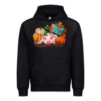 Black Hello fall pig Urban Hoodie - RanaPortraitStore