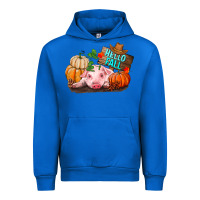 Cobalt Hello fall pig Urban Hoodie - RanaPortraitStore