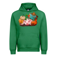 Emerald Hello fall pig Urban Hoodie - RanaPortraitStore