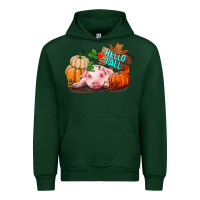 Foreset Green Hello fall pig Urban Hoodie - RanaPortraitStore