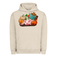 Pigment French Oak Hello fall pig Urban Hoodie - RanaPortraitStore