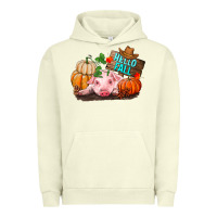 Pigment Pistachio Hello fall pig Urban Hoodie - RanaPortraitStore