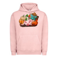 Pigment Salmon Hello fall pig Urban Hoodie - RanaPortraitStore