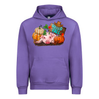 Tulip Hello fall pig Urban Hoodie - RanaPortraitStore
