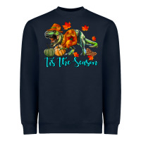Navy T- Rex Tis The Season Heavyweight Sweatshirt - RanaPortraitStore
