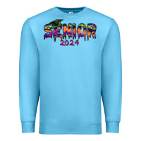 Ocean Blue senior 2024 halloween Premium Sweatshirt - RanaPortraitStore