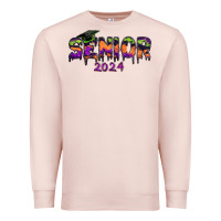 Pale Pink senior 2024 halloween Premium Sweatshirt - RanaPortraitStore