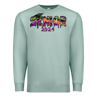 Seafoam senior 2024 halloween Premium Sweatshirt - RanaPortraitStore