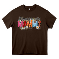 Chocolate Brown Blessed to be called mammy Heavy Core Tee - CowGirlArtShop