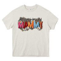 Cream Blessed to be called mammy Heavy Core Tee - CowGirlArtShop