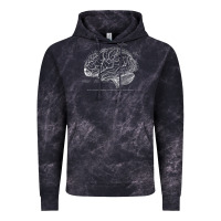 Cloud Black vintage human anatomy brain tee t tshirt Vintage Hoodie - linhVisuals
