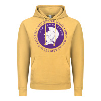 Vintage Mustard hunter college Vintage Hoodie - linhVisuals
