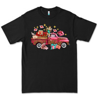 Black Western Valentines Day Truck Photography Love Side Premium Tee - FaDigitalArtStudio