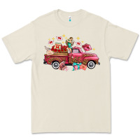 Bone Western Valentines Day Truck Photography Love Side Premium Tee - FaDigitalArtStudio