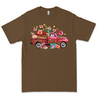 Cacao Western Valentines Day Truck Photography Love Side Premium Tee - FaDigitalArtStudio