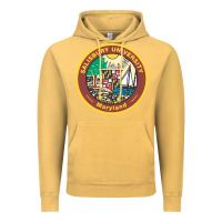 Vintage Mustard salisbury university vectorized Vintage Hoodie - linhVisuals
