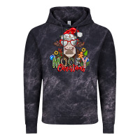 Cloud Black Mooey Christmas Vintage Hoodie - CowhideDigitalArt
