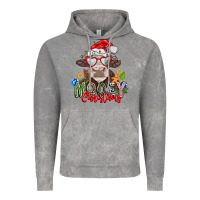 Cloud Rock Mooey Christmas Vintage Hoodie - CowhideDigitalArt