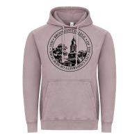 Vintage Zinc Brooklyn College Vintage Hoodie - linhVisuals