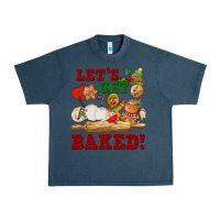 Midnight Navy let's get baked Urban Heavy Tee - FaDigitalArtStudio