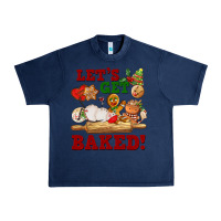 Navy let's get baked Urban Heavy Tee - FaDigitalArtStudio