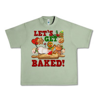 Oil Green let's get baked Urban Heavy Tee - FaDigitalArtStudio