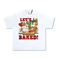 White let's get baked Urban Heavy Tee - FaDigitalArtStudio
