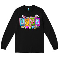 Black Love Easter Long Sleeve Tee - CowhideDigitalArt
