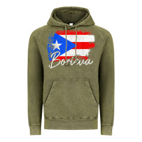 Vintage Olive puerto rico boricua vintage puerto rican flag pride t shirt Vintage Hoodie - linhVisuals