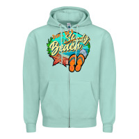 Seafoam dont be a shady beach 2 Zipper Hoodie - JahusDesignShop