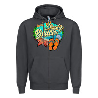 Smoke dont be a shady beach 2 Zipper Hoodie - JahusDesignShop